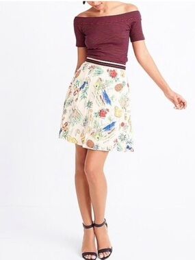 J Crew Hawaiian Skirt Size 2
